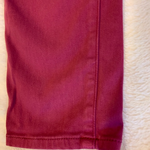 J brand high rise ankle skinny dark pink - Picture 5 of 6